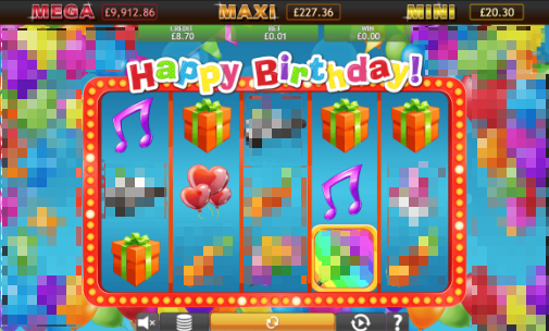 Happy Birthday Jackpot Screenshot 2021