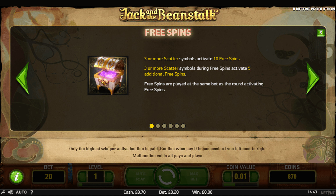 Jack And The Beanstalk Bonus Feature