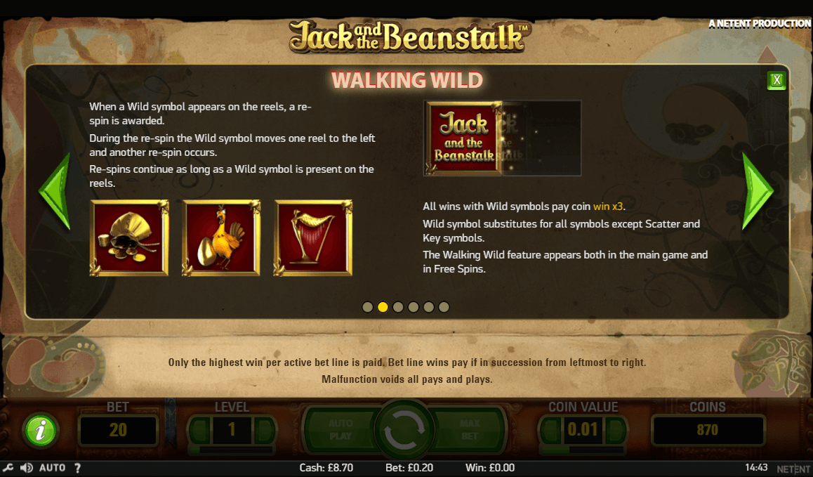 Jack And The Beanstalk Bonus Round 1