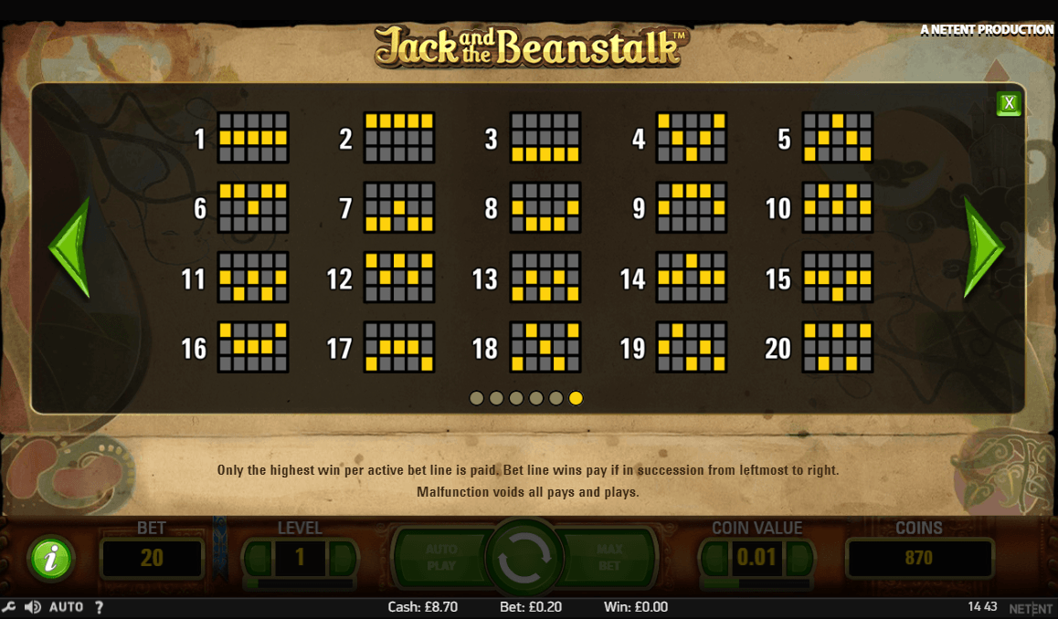 Jack And The Beanstalk Bonus Round 2