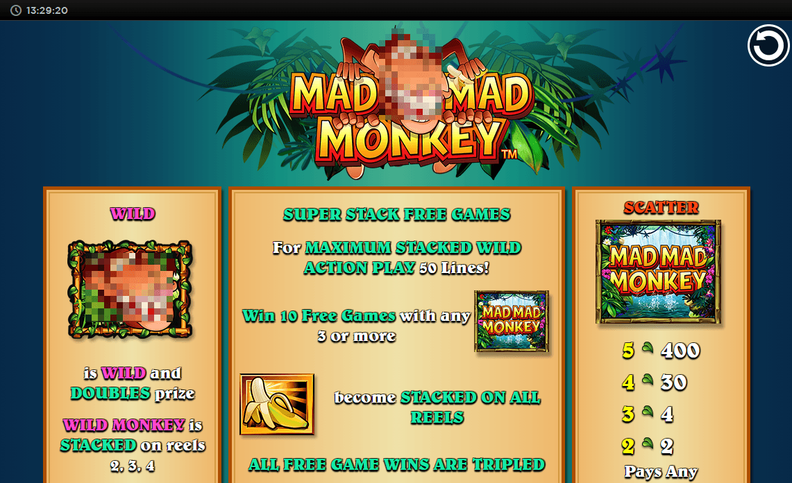 Mad Mad Monkey Bonus Feature