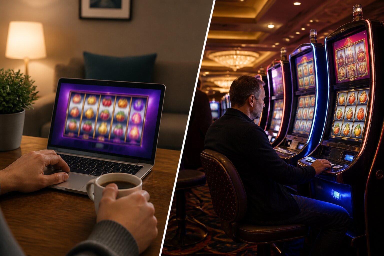 Online Slots vs Real Slots: Differences, Pros & Game Experience
