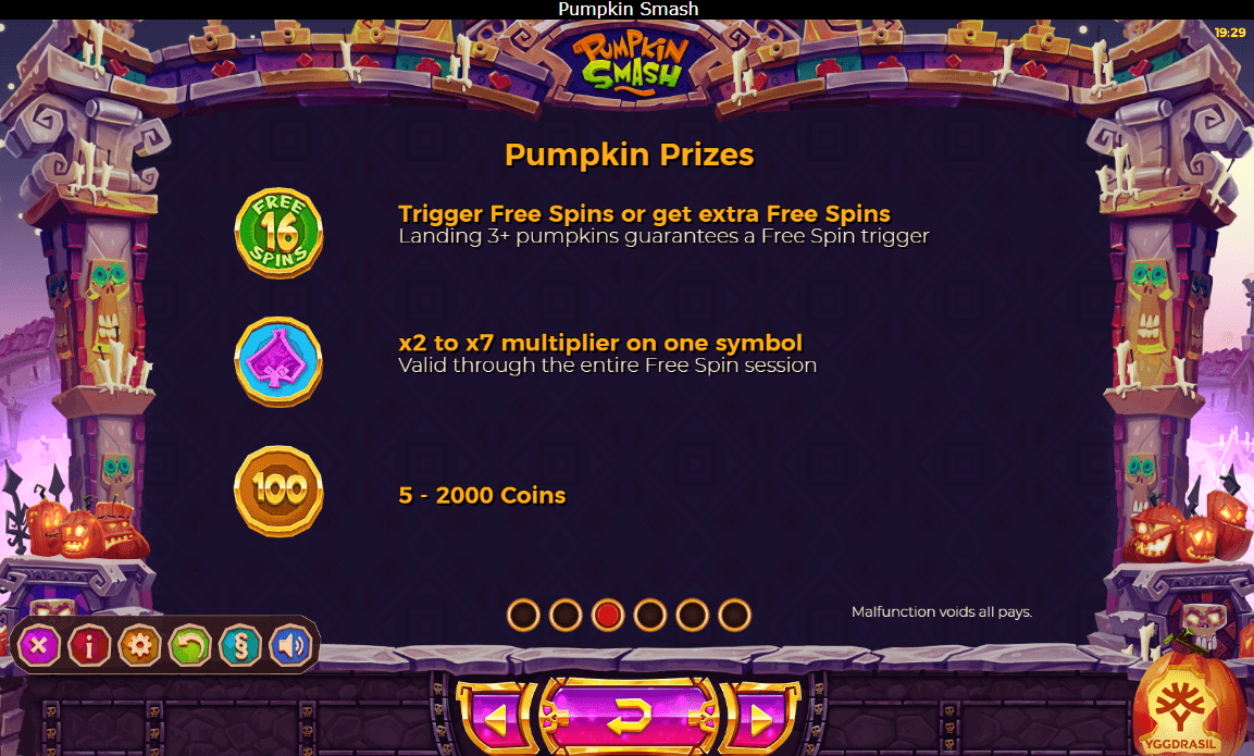 Pumpkin Smash Bonus Round 1