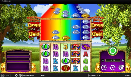 Rainbow Riches Drops of Gold Screenshot 2021