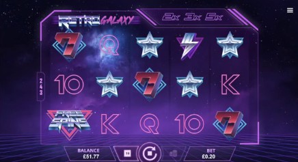Retro Galaxy slot UK