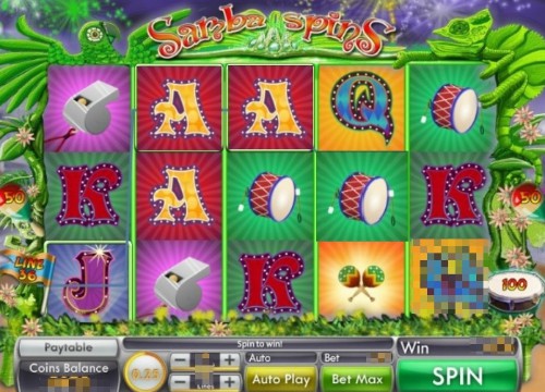 Samba Spins slot UK