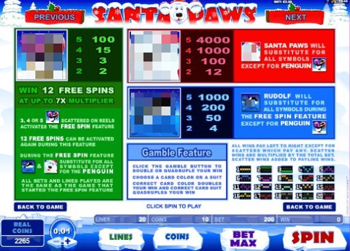 Santa Paws Bonus Feature