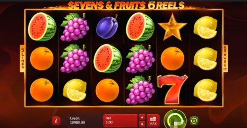 Sevens & Fruits 6 Reels slot UK