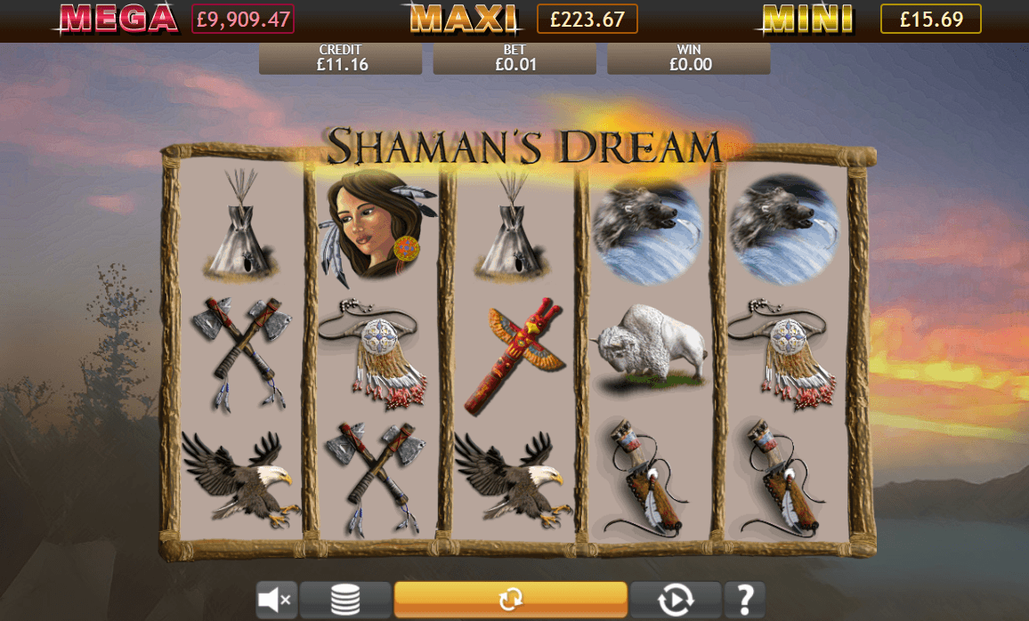 Shamans Dream Jackpot Screenshot 2021