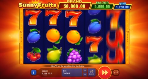 Super Sunny Fruits: Hold and Win slot UK