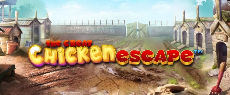 The Great Chicken Escape Slot Logo Rose Slots