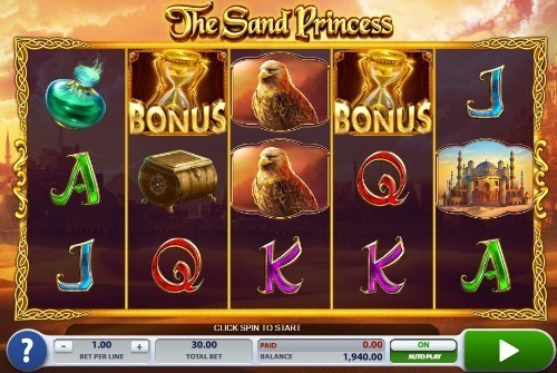 The Sand Princess slot UK