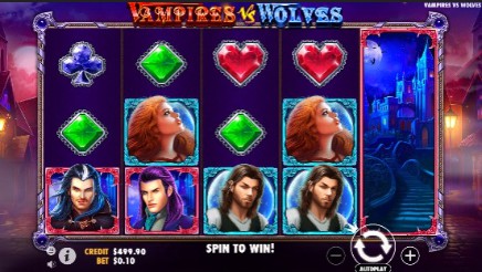 Vampires vs Wolves slot UK