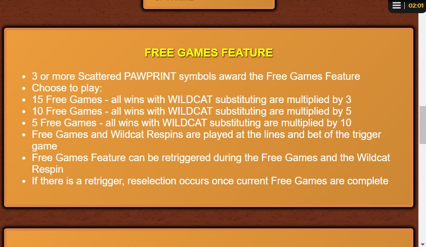 Wildcat Canyon Bonus Feature