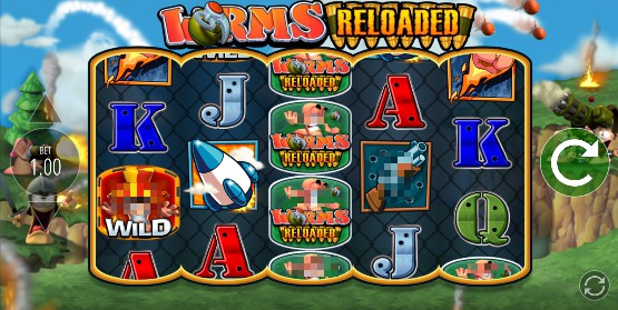 Worms Reloaded slot UK