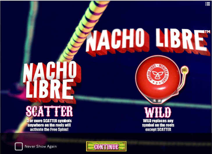 Nacho Libre uk slot