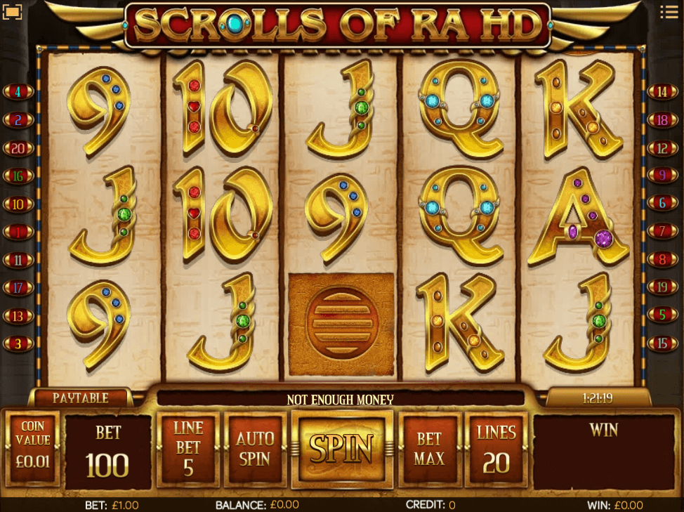 SCROLLS OF RA uk slot