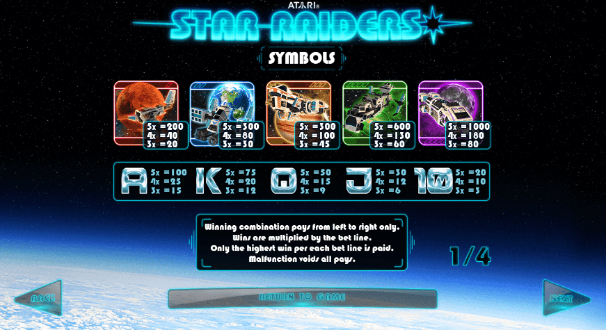Star Raiders Slot 3
